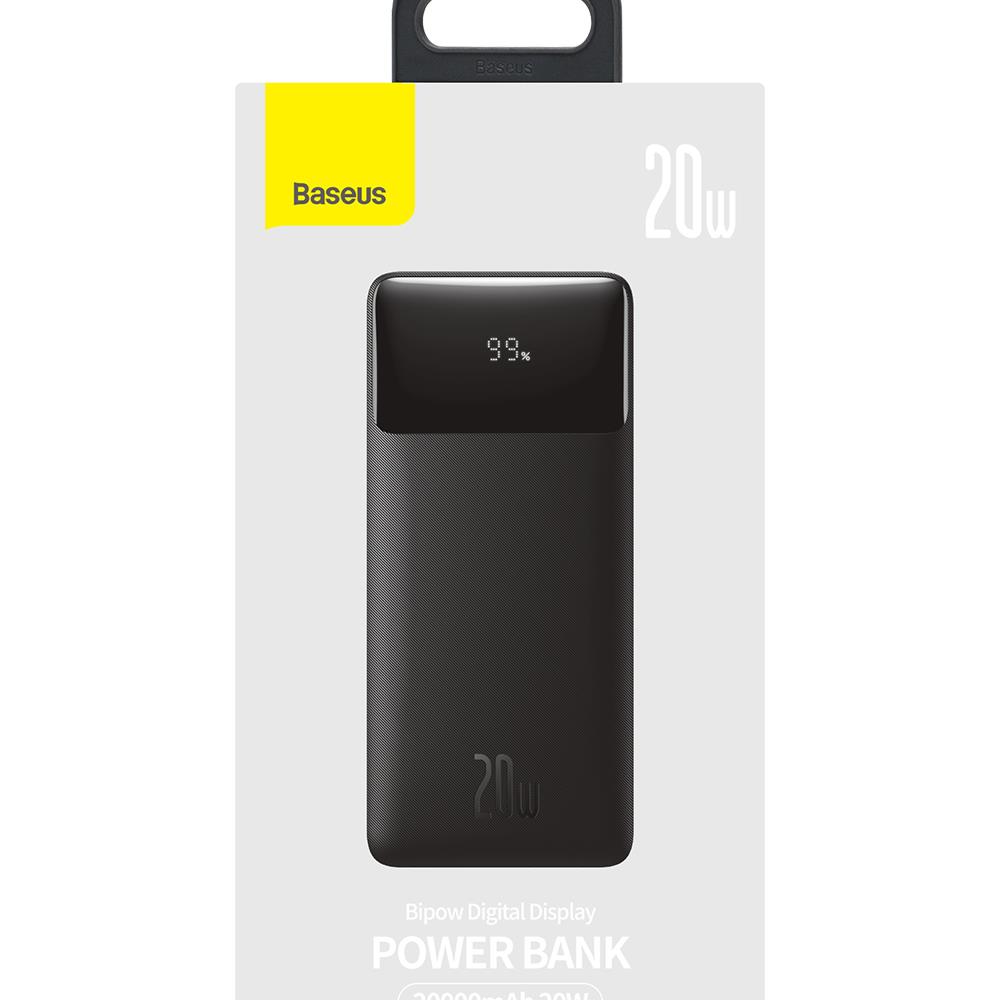 Baseus power bank Bipow 20W 20000mAh czarny / 6