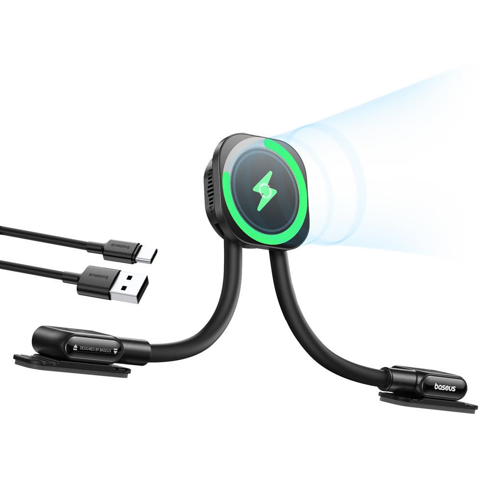 Baseus PrimeTrip C03sPro Magnetyczna Bezprzewodowa �adowarka Samochodowa (Typ Naklejany) Czarny / 2