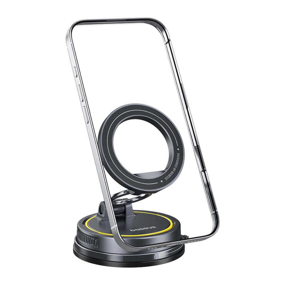 Baseus PrimeTrip VC2 Flex Magnetyczny Uchwyt Samochodowy z Przyssawk� Czarny / 3