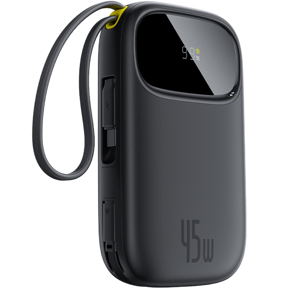 Baseus Qpow3 power bank z wy�wietlaczem 45W 20000mAh kosmiczna czer�