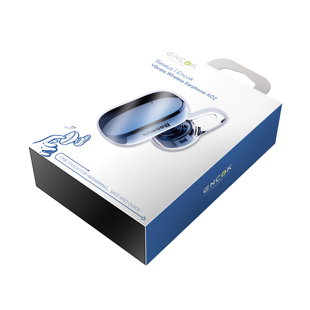 Baseus s�uchawka bluetooth Encok Mini A02 niebieska / 7