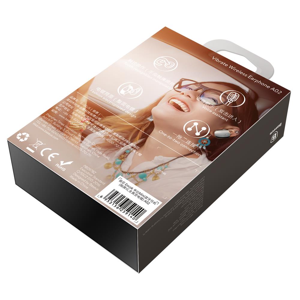 Baseus s�uchawka bluetooth Encok Mini A02 tarnish / 10