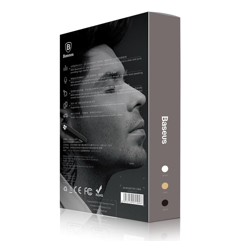 Baseus s�uchawki bluetooth A01 z�ota / 8