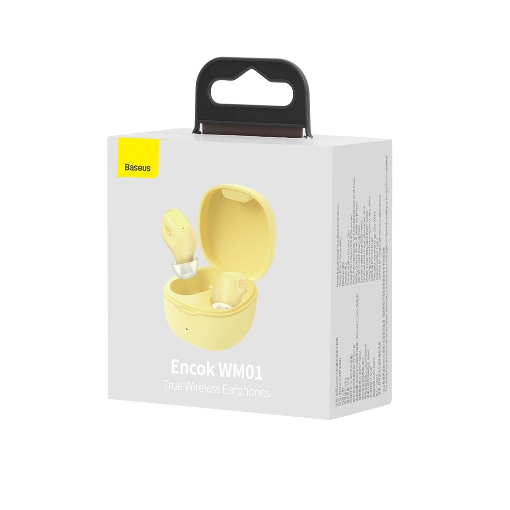 Baseus s�uchawki Bluetooth Encok TWS WM01 ��te / 5