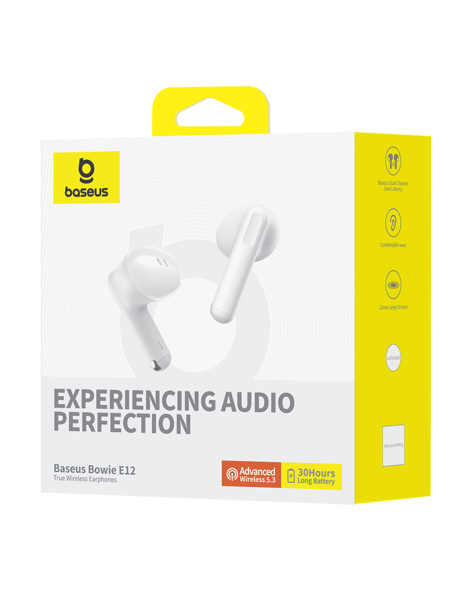 Baseus s�uchawki Bluetooth TWS Bowie E12 bia�e / 7