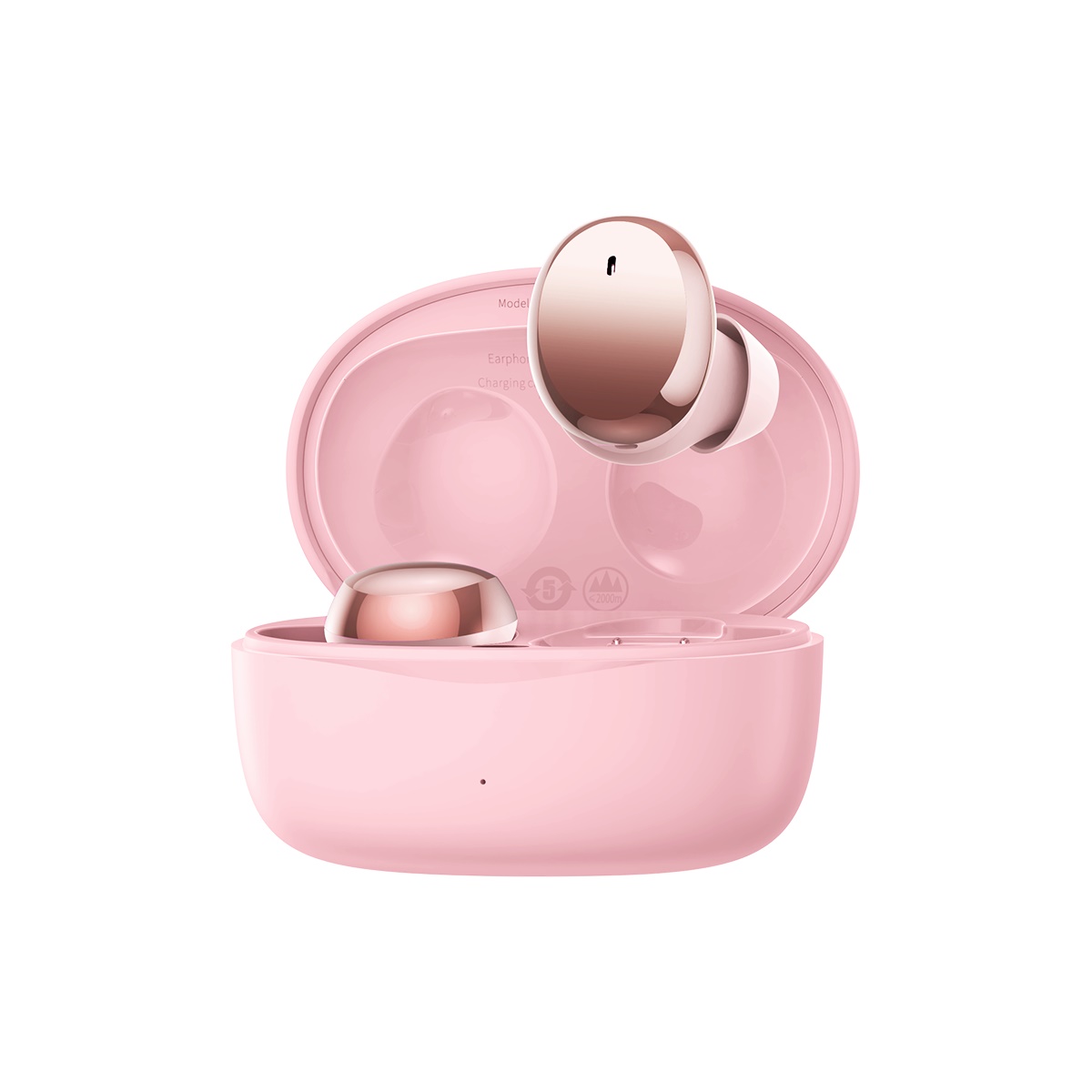 Baseus s�uchawki Bluetooth TWS Bowie E2 r�owe / 7