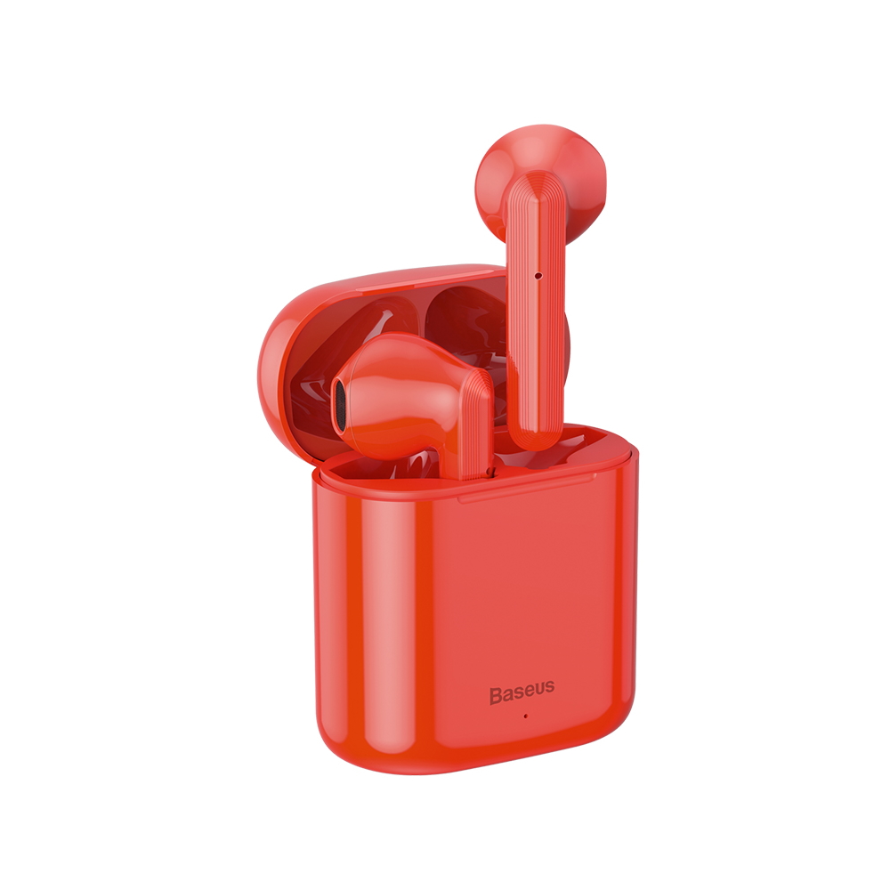 Baseus s�uchawki bluetooth TWS W09 czerwone / 2