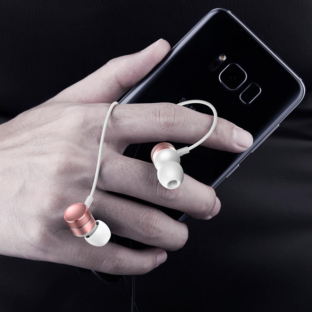 Baseus s�uchawki przewodowe Encok H04 r�owe / 7