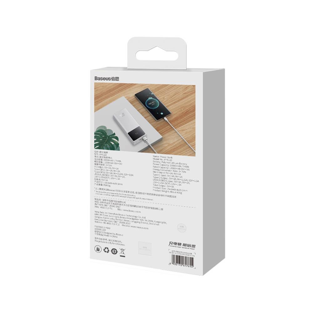 Baseus Star-Lord power bank 22.5W 20000mAh bia�y / 4