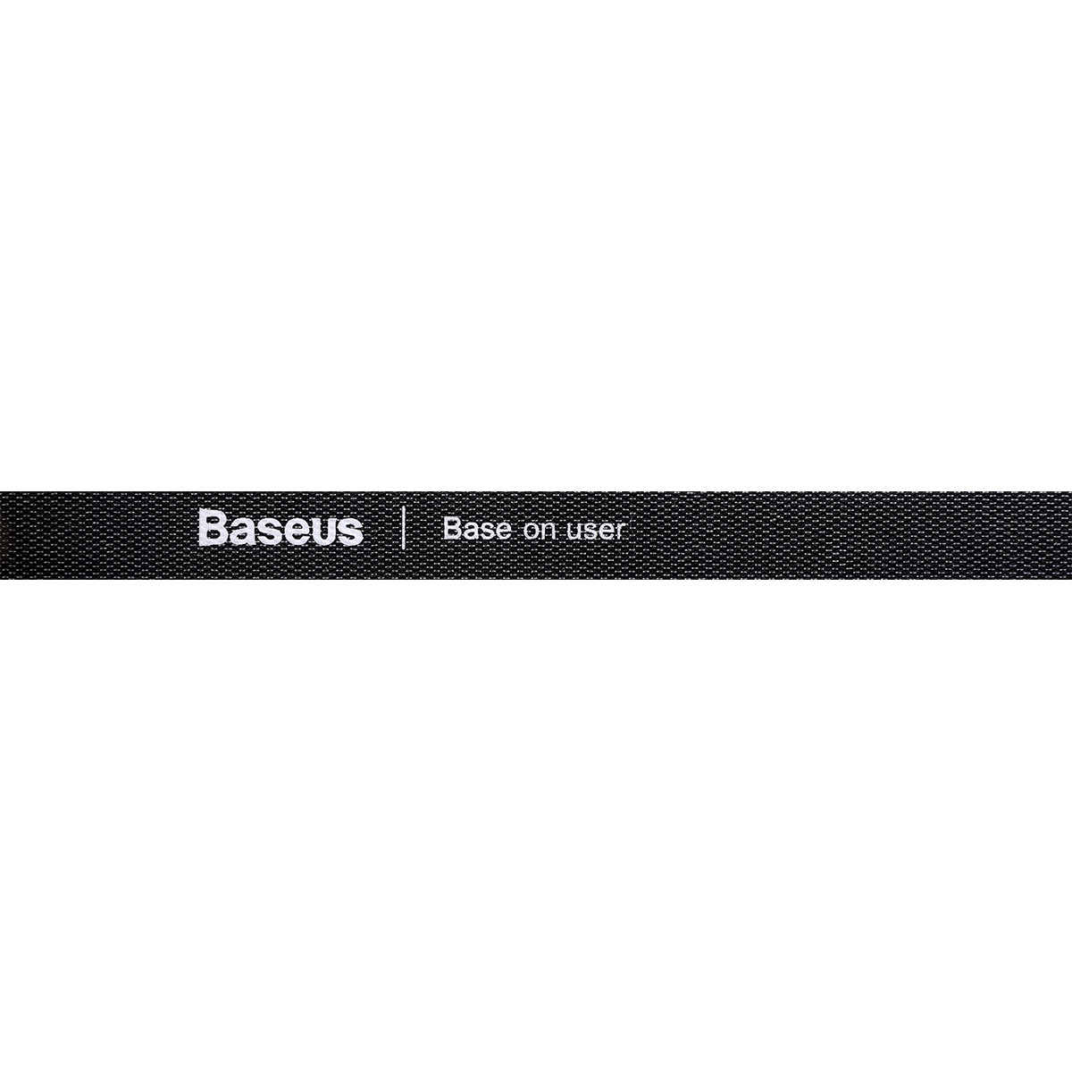 Baseus ta�ma rzepowa organizer 3m czarna / 3