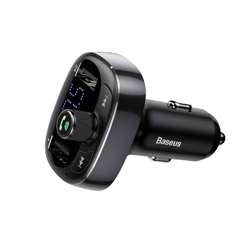 Baseus transmiter FM T-Type Bluetooth MP3 �adowarka samochodowa tarnish / 4