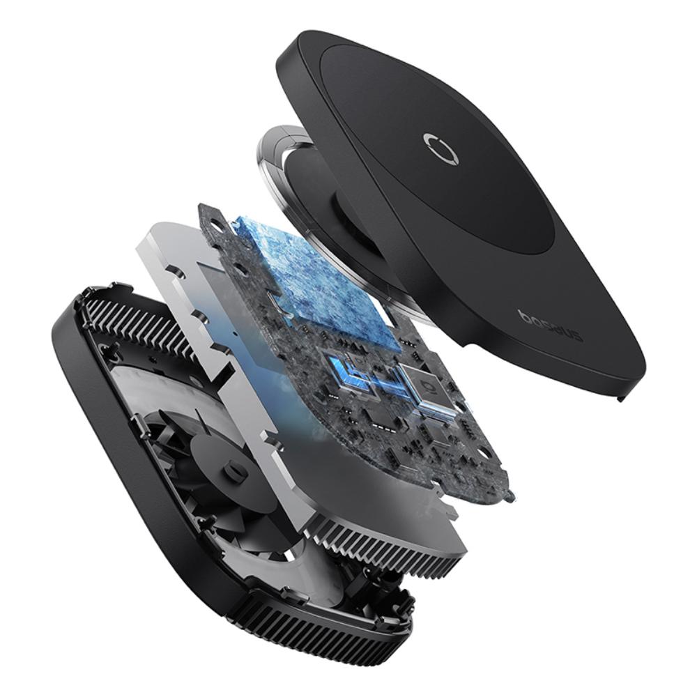Baseus uchwyt MagPro II Series Ultra-Thin Magnetic Phone Cooler (Basic Edition) czarny / 4