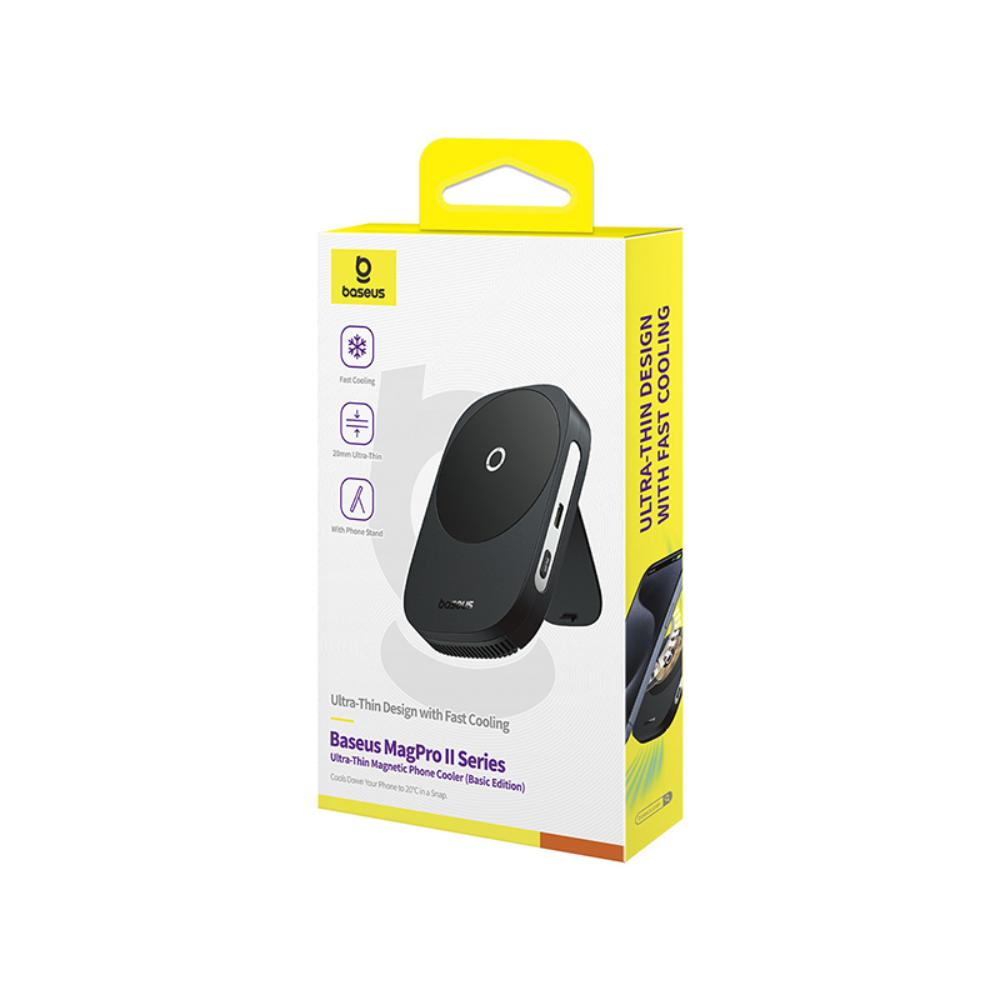 Baseus uchwyt MagPro II Series Ultra-Thin Magnetic Phone Cooler (Basic Edition) czarny / 6