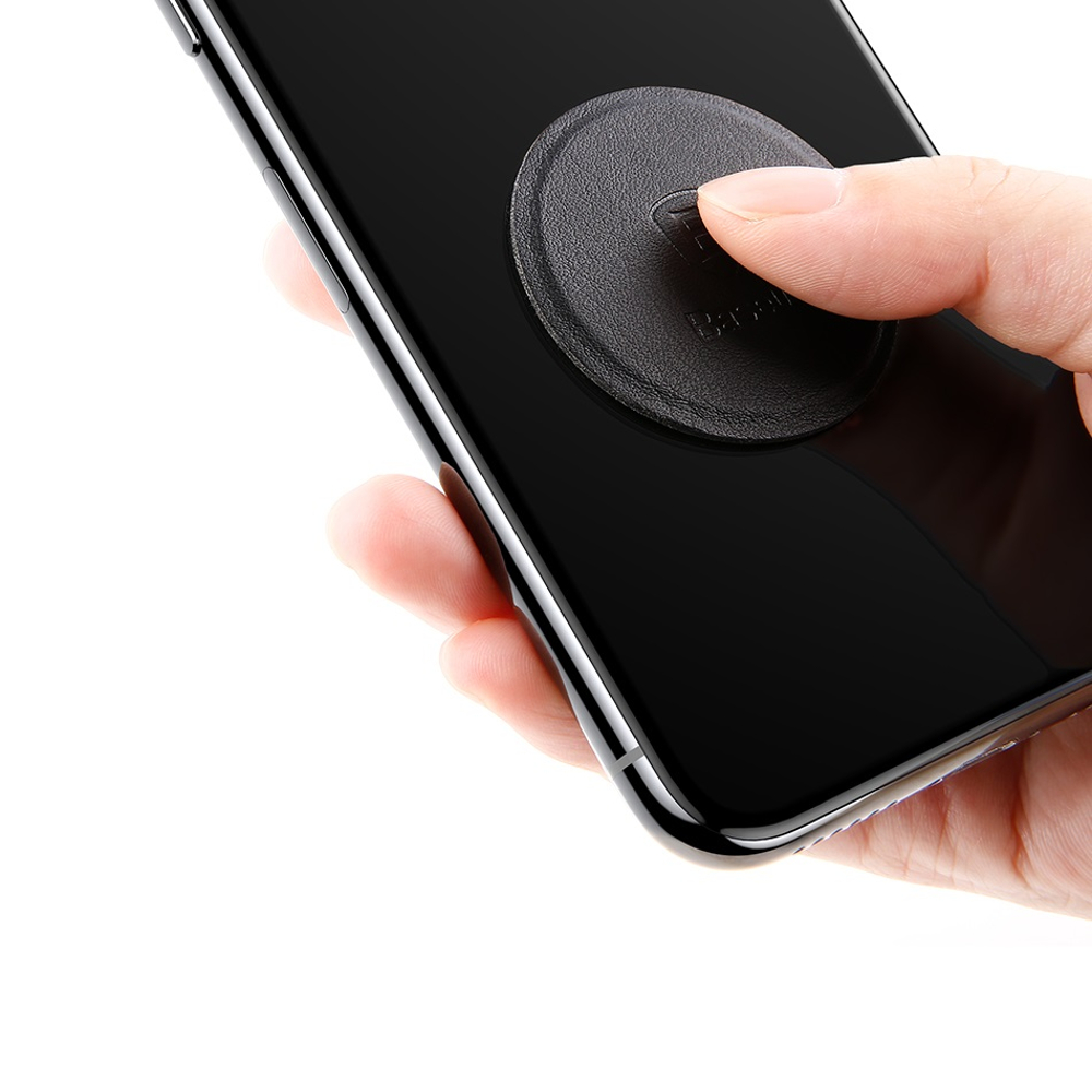 Baseus uchwyt samochodowy Bear magnetyczny srebrny / 2