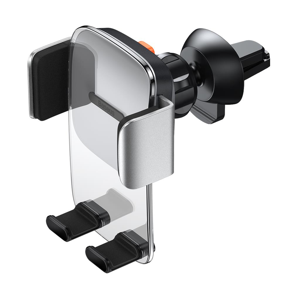 Baseus uchwyt samochodowy Easy Control Clamp srebrny do kratki / 4