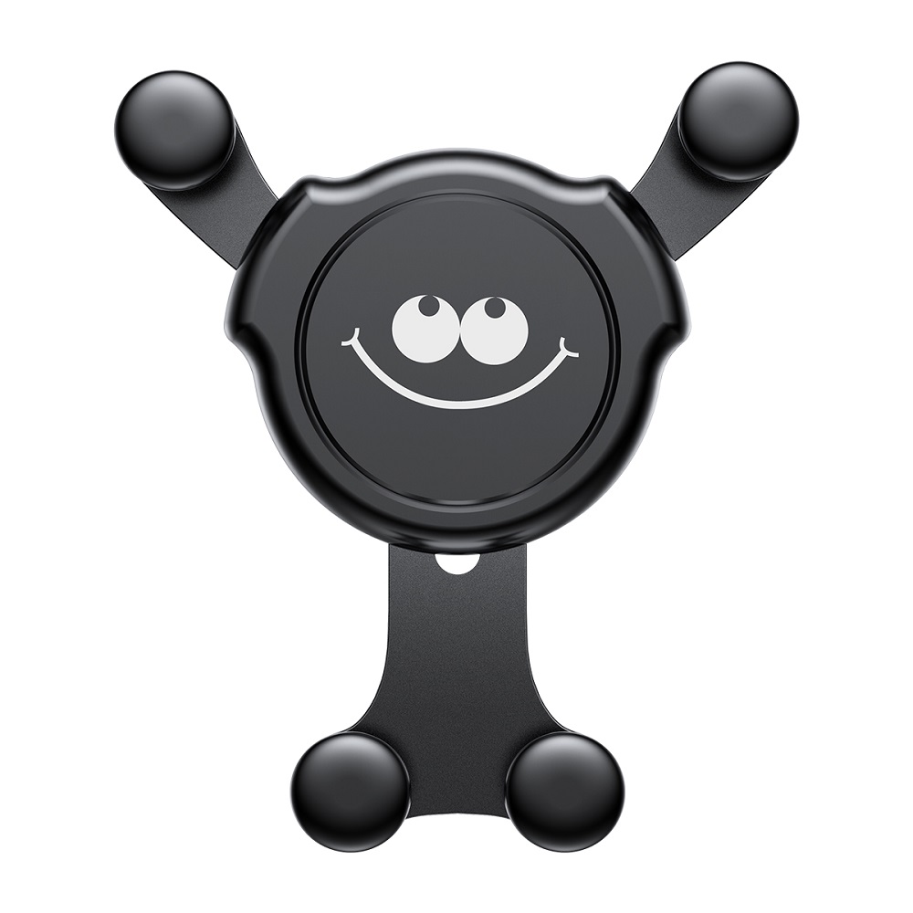 Baseus uchwyt samochodowy Emoticon1 grawitacyjny czarny