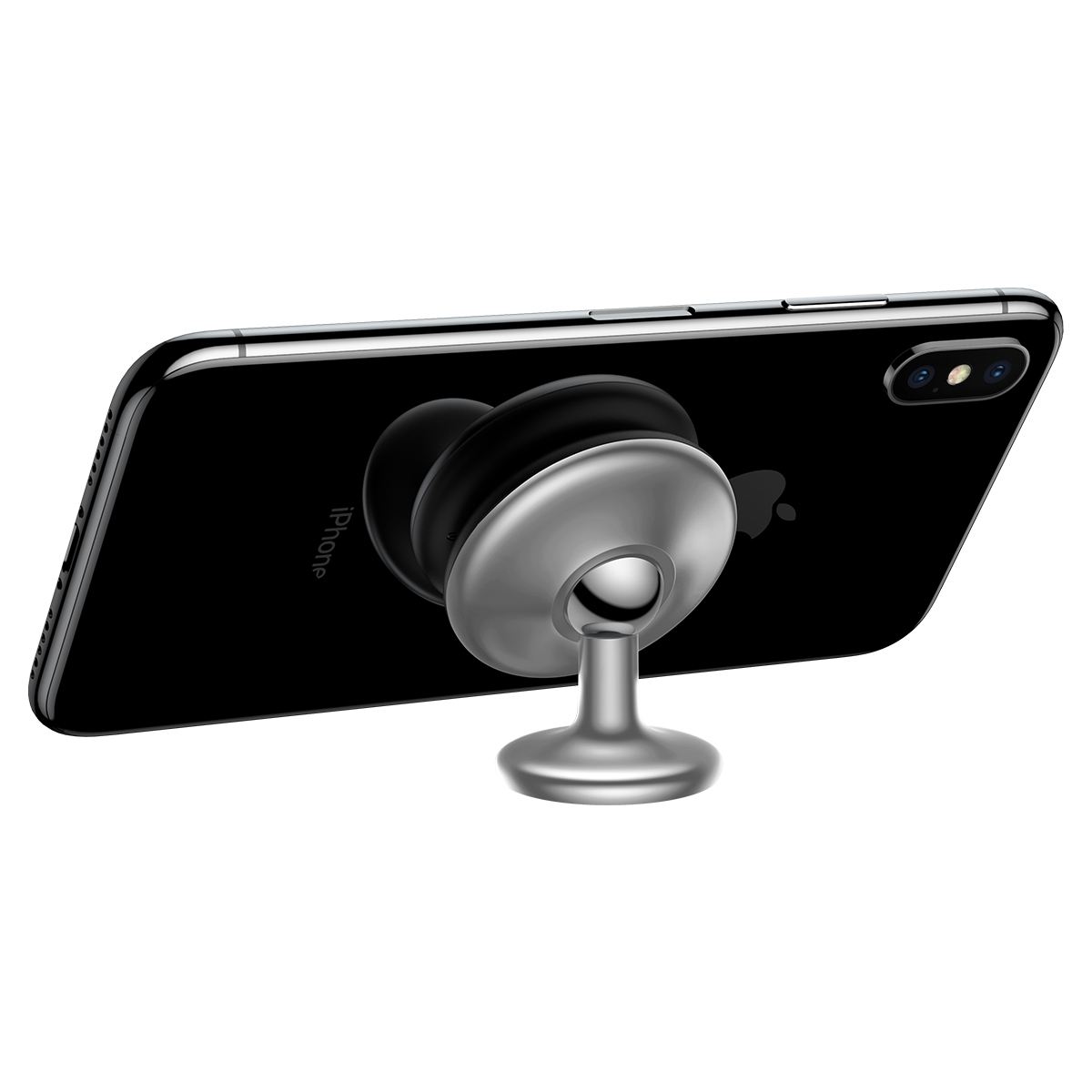 Baseus uchwyt samochodowy Star Ring srebrny / 5