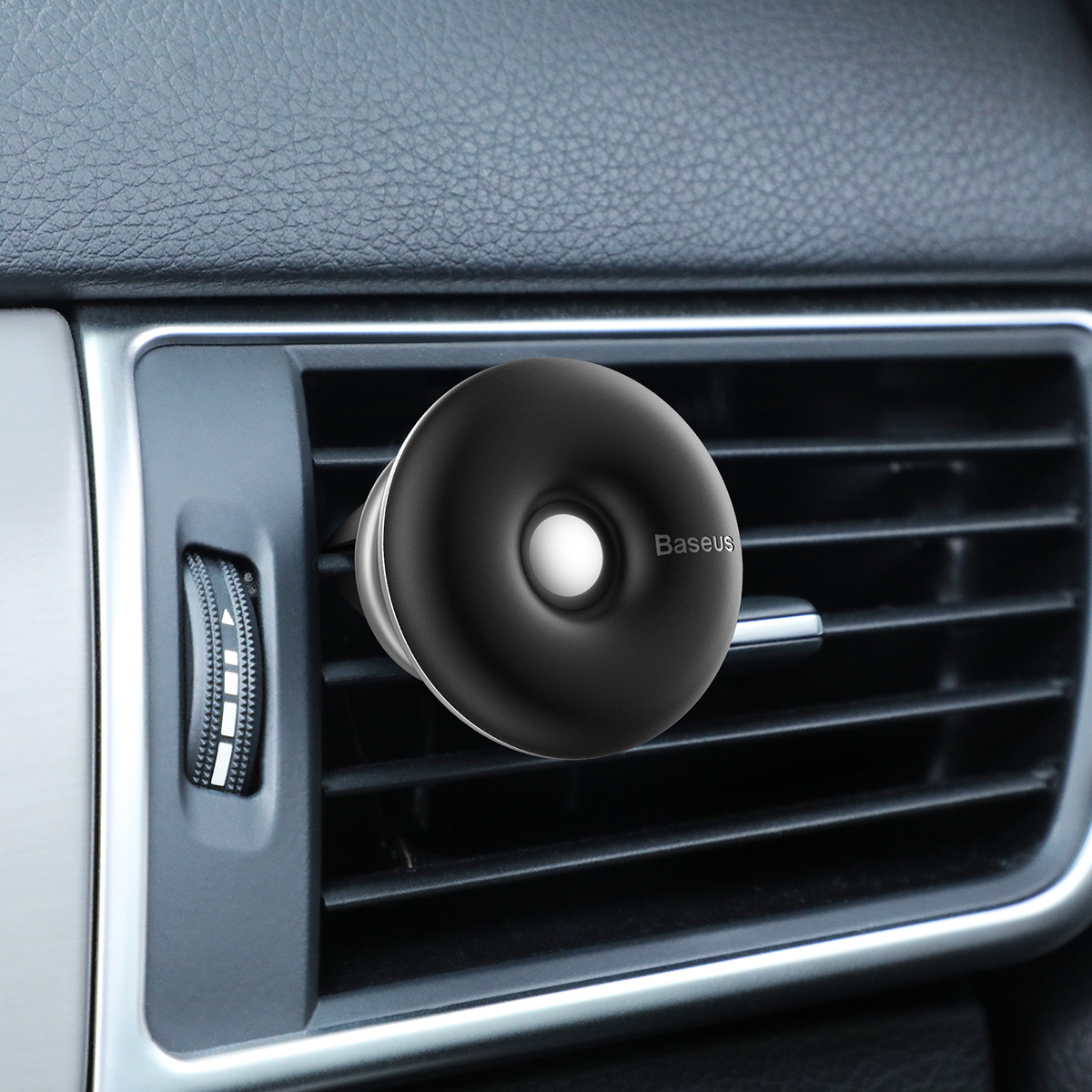 Baseus uchwyt samochodowy Star Ring srebrny do kratki / 6
