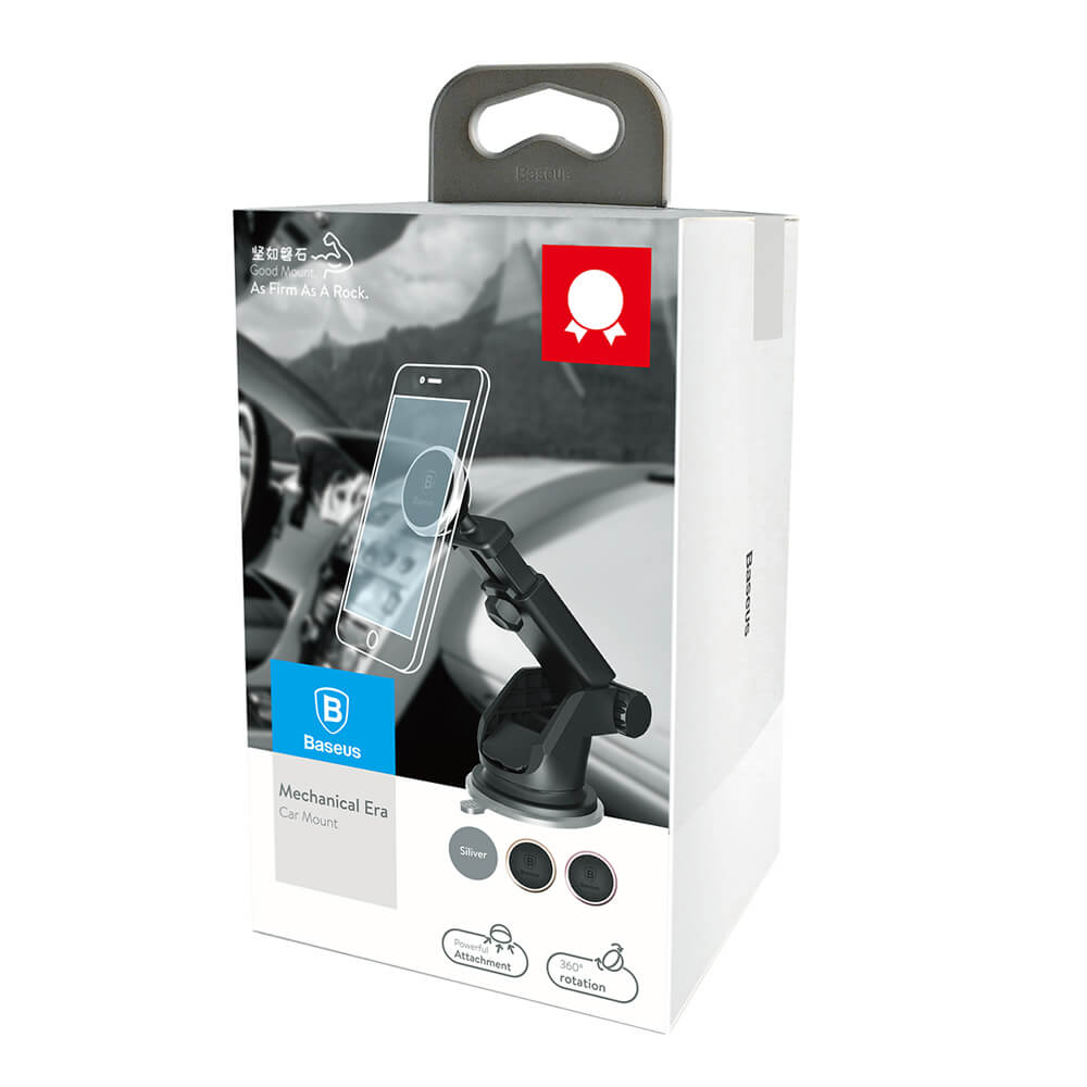 Baseus uchwyt samochodowy Telescopic magnetyczny srebrny / 7