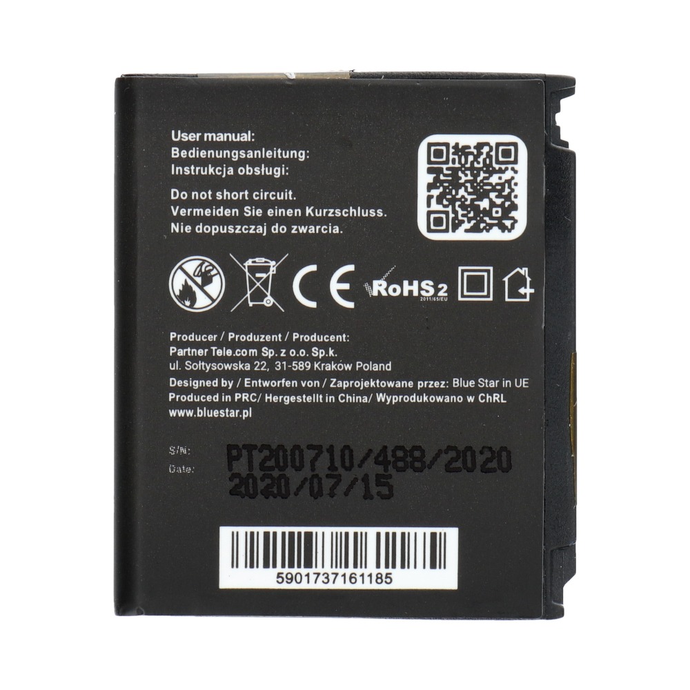 Bateria Blue Star Li-Ion 1000mah Samsung D900 / 2