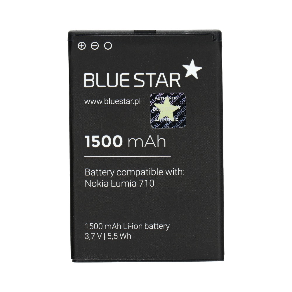 Bateria Blue Star Li-Ion 1500mah Nokia Lumia 610 Bateria Blue Star Li-Ion 1500mah Nokia Lumia 610