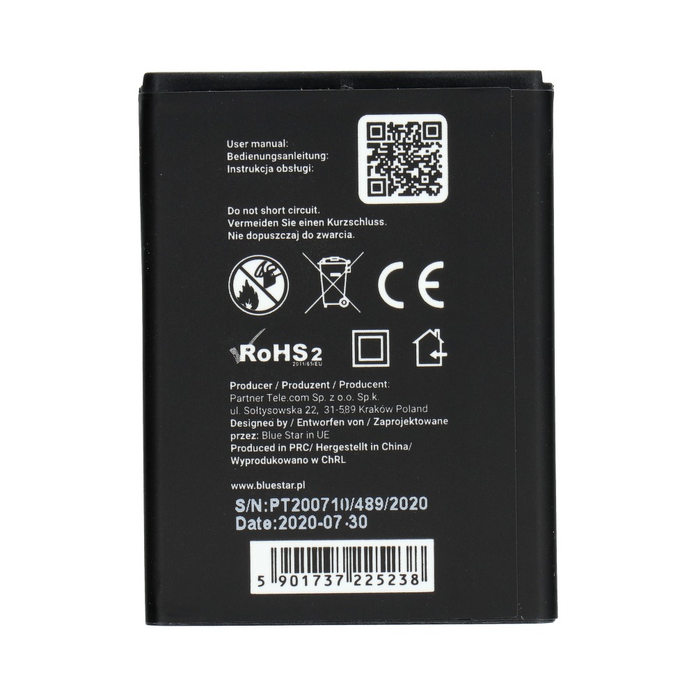 Bateria Blue Star Li-Ion 1550mah Samsung Galaxy Ace Plus (S7500) / 2