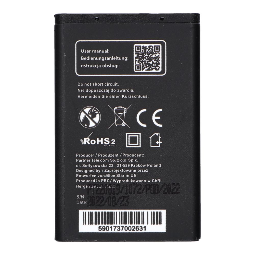 Bateria Blue Star Li-Ion 900mah Nokia 3650 / 2 Bateria Blue Star Li-Ion 900mah Nokia 3650 / 2