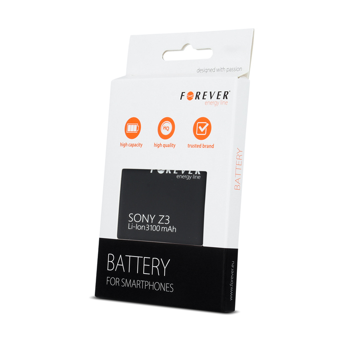 Bateria Forever do Sony Z3 3100 mAh Li-Ion HQ Sony Xperia Z3