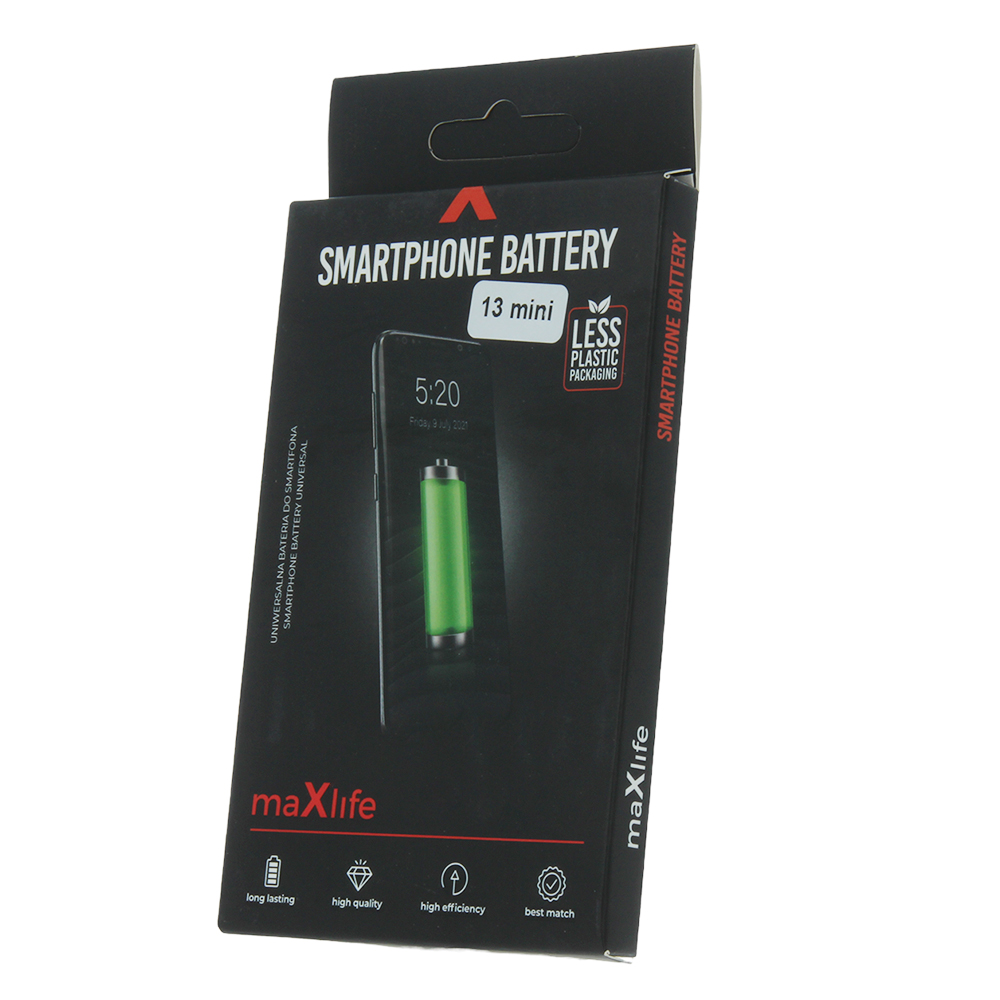 Bateria Maxlife do iPhone 13 Mini 2406mAh bez tamy BMS Apple iPhone 13 Mini