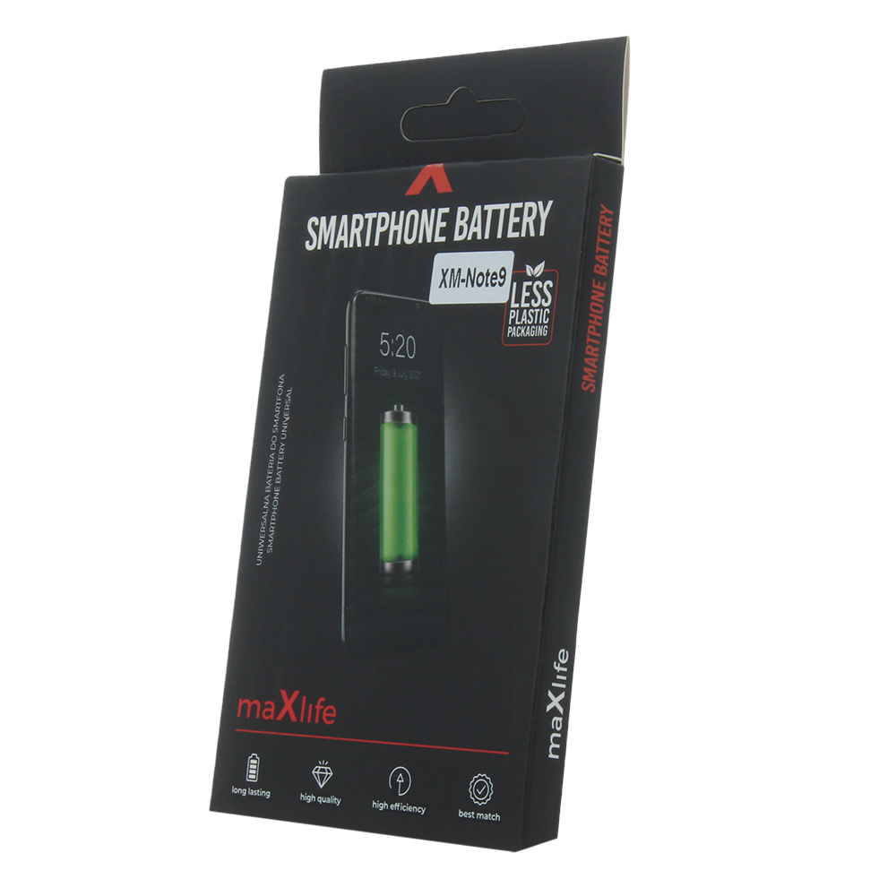 Bateria Maxlife do Xiaomi Note 9 / Redmi 9 BN54 5020mAh Xiaomi Redmi Note 9