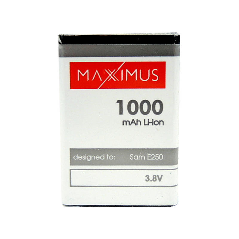Bateria Maxximus 1000mah Samsung E250