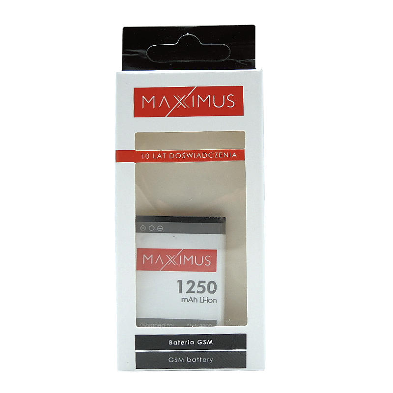 Bateria Maxximus 1250mah Nokia 3100 / 4