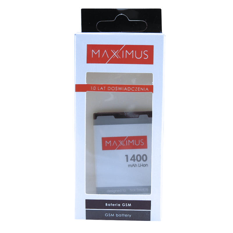 Bateria Maxximus 1400mah Nokia E66 / 4