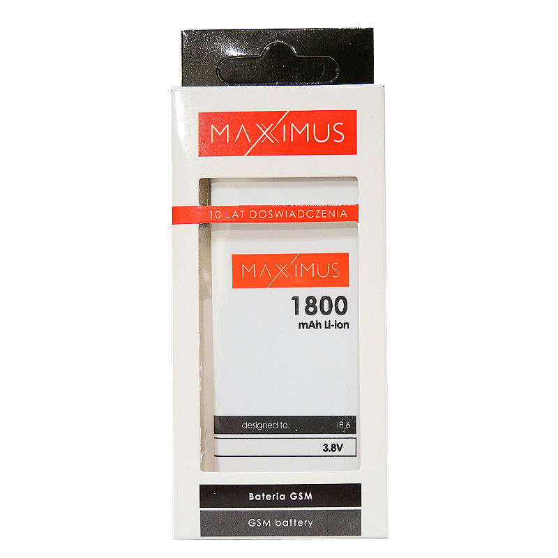 Bateria Maxximus 1800mah Apple iPhone 6 / 5