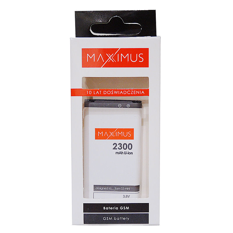 Bateria Maxximus 2300mah Samsung Galaxy S5 Mini / 4
