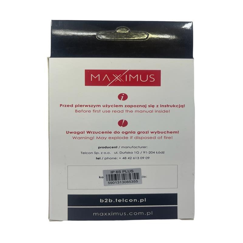 Bateria Maxximus 2750mah Apple iPhone 6s Plus / 5