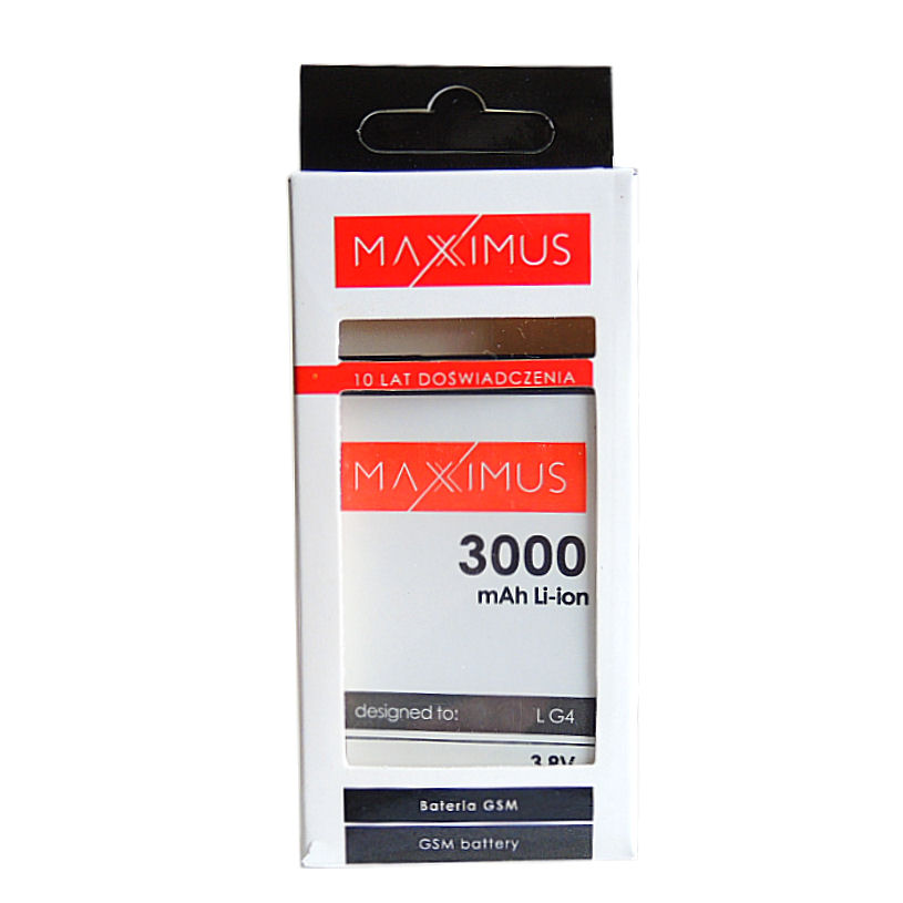 Bateria Maxximus 3000mah LG G4 / 4