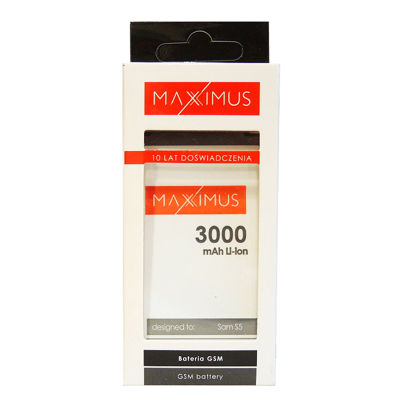 Bateria Maxximus 3000mah Samsung Galaxy S5 / 4