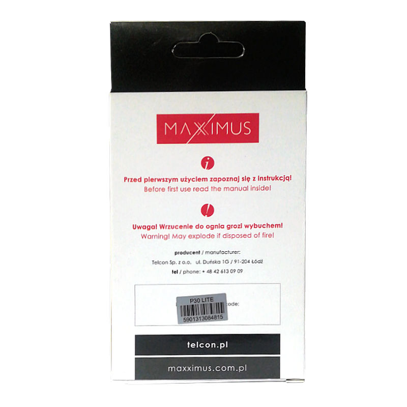 Bateria Maxximus 3600mah Huawei P30 Lite / 5