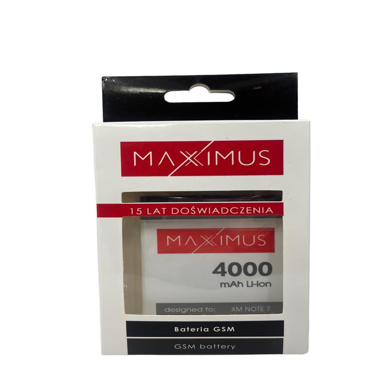 Bateria Maxximus 4000mah Xiaomi Redmi Note 7 / 4