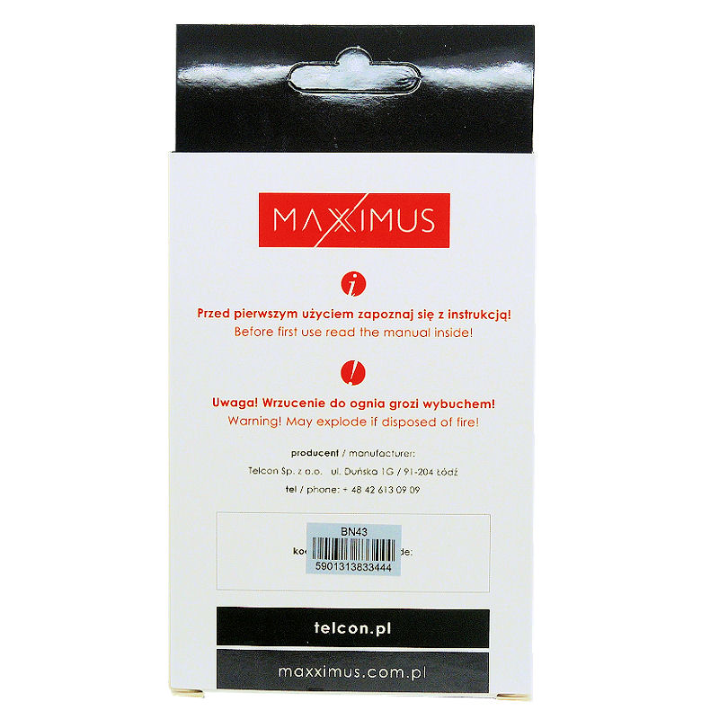 Bateria Maxximus 4200mah Xiaomi Redmi Note 4X / 5