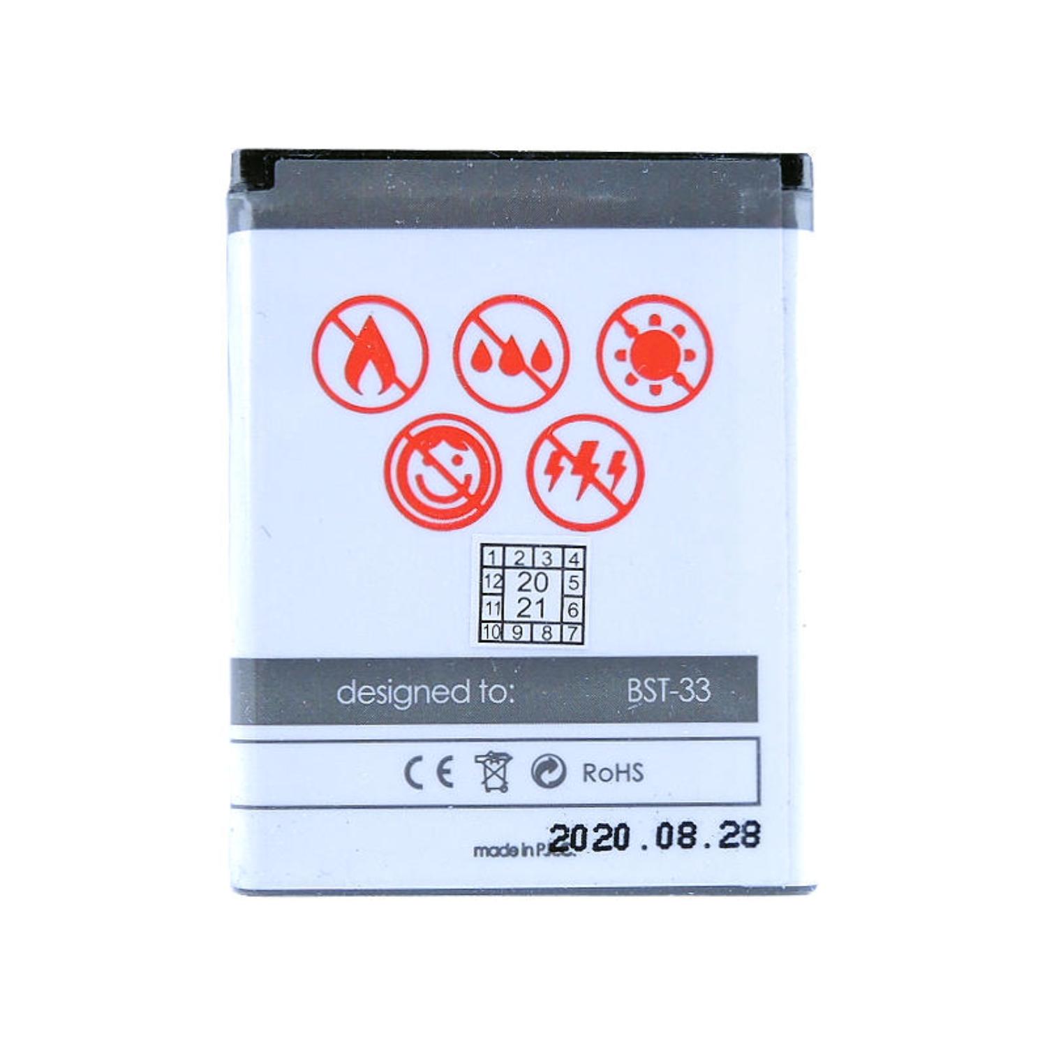 Bateria MAXXIMUS SONY ERICSSON K800, AINO, NAITE, SATIO, C702, K550, M600 1150mAh Sony NAITE / 2