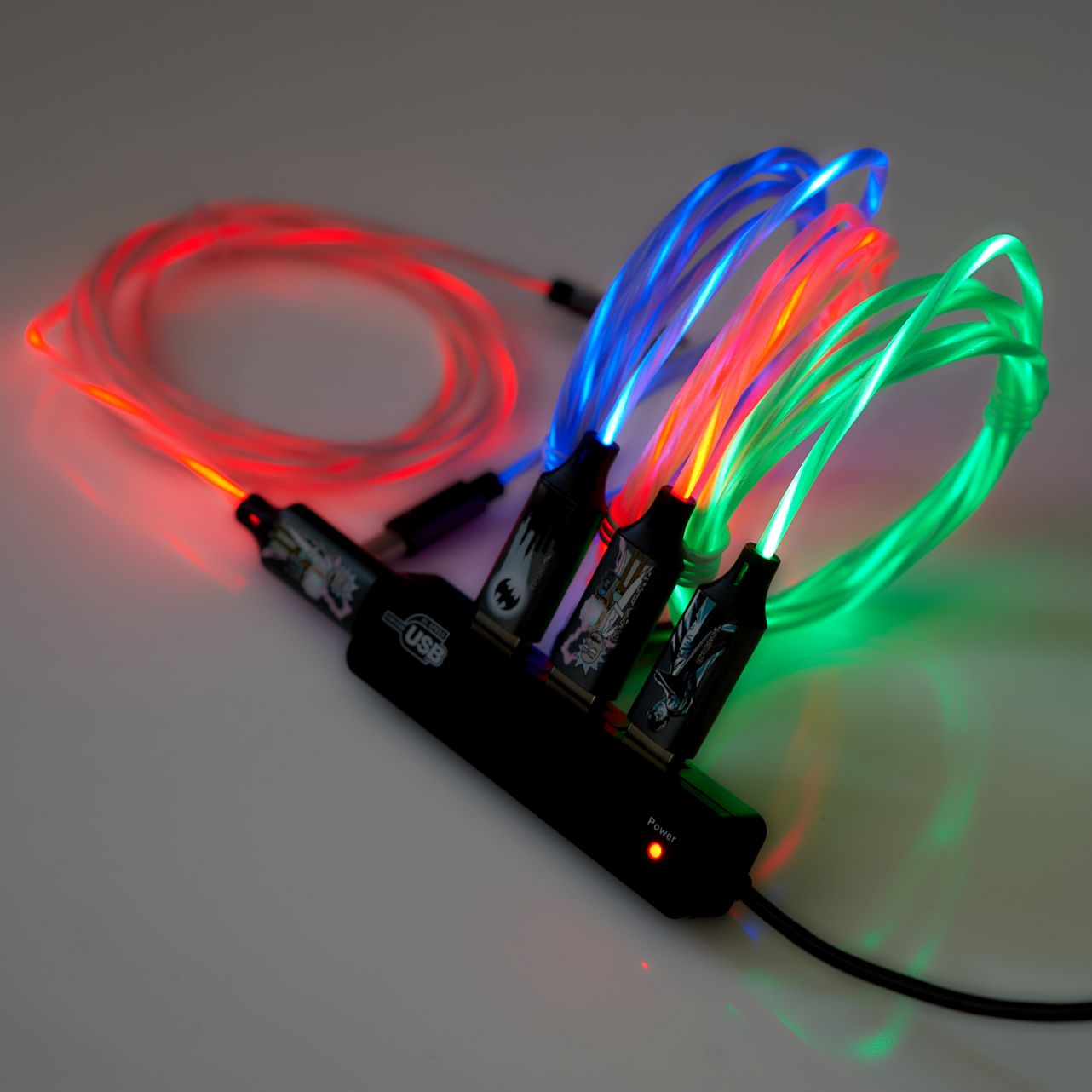 Batman kabel MFI Light-Up Batlogo USB A- Lightning  1.2m 10W / 6