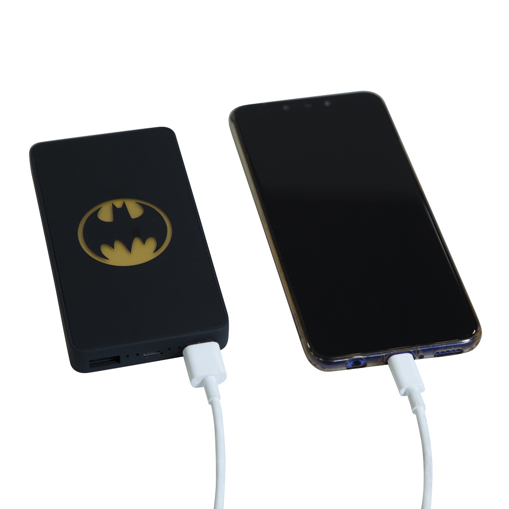 Batman power bank 6000 mAh Light-Up Batman Logo / 6