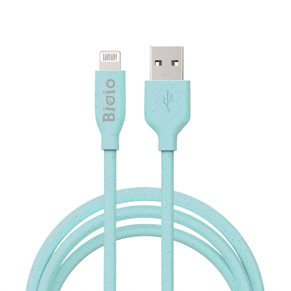 Bioio kabel USB - Lightning 1,0 m 2,4A niebieski