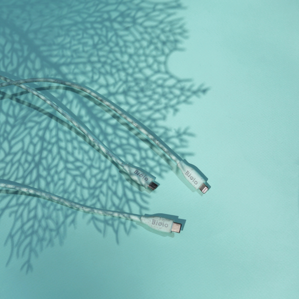 Bioio kabel USB - Lightning 1,0 m 2,4A niebieski / 4