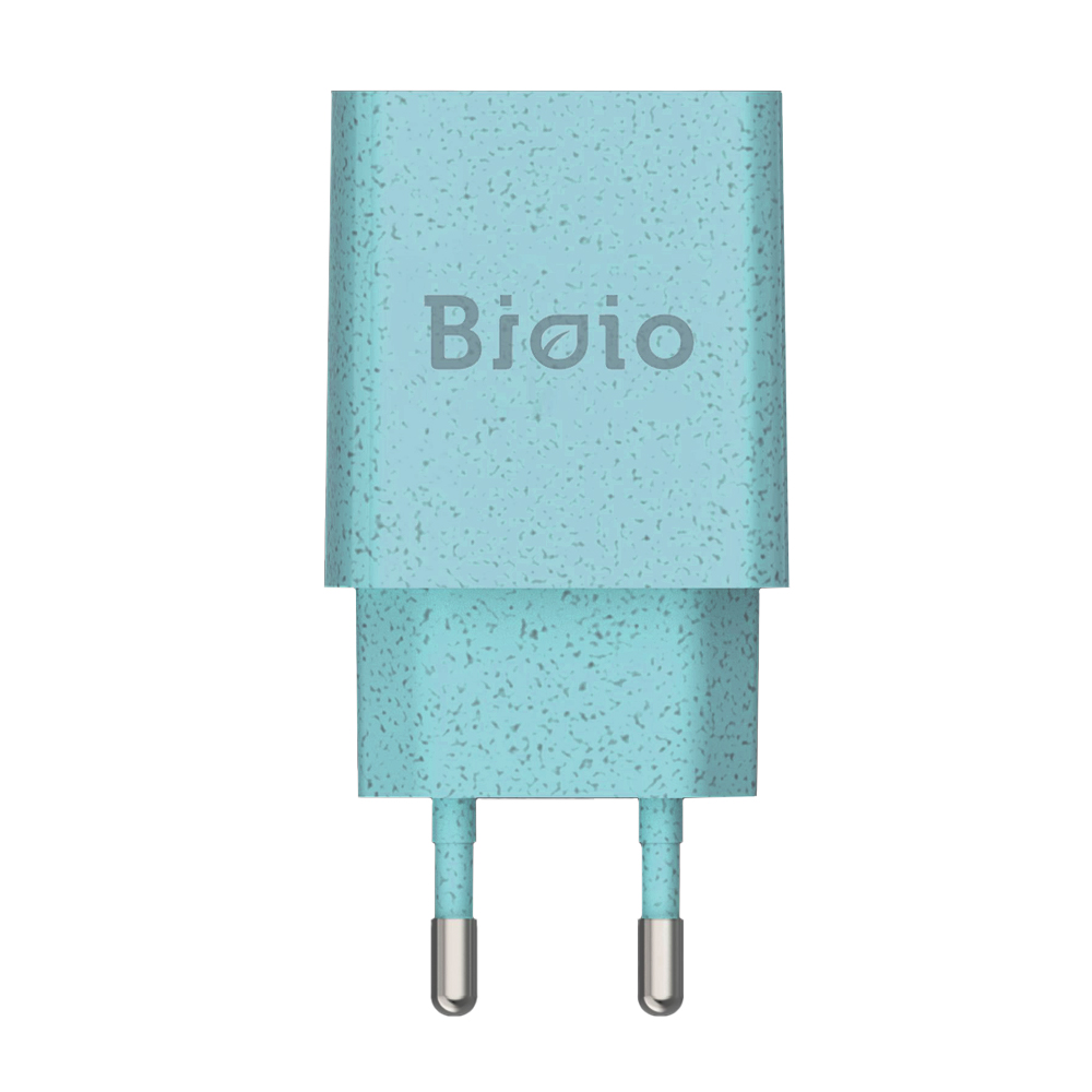 Bioio �adowarka sieciowa 1x USB 2,4A niebieski
