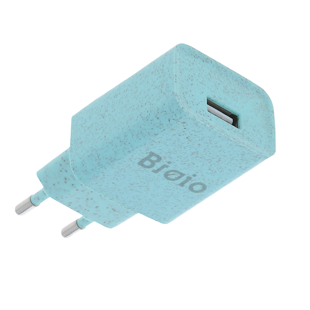 Bioio adowarka sieciowa 1x USB 2,4A niebieski / 3