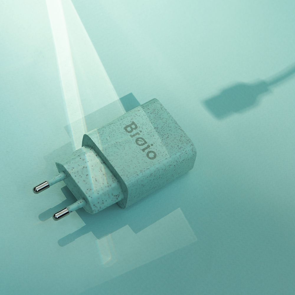 Bioio �adowarka sieciowa 1x USB 2,4A niebieski / 4