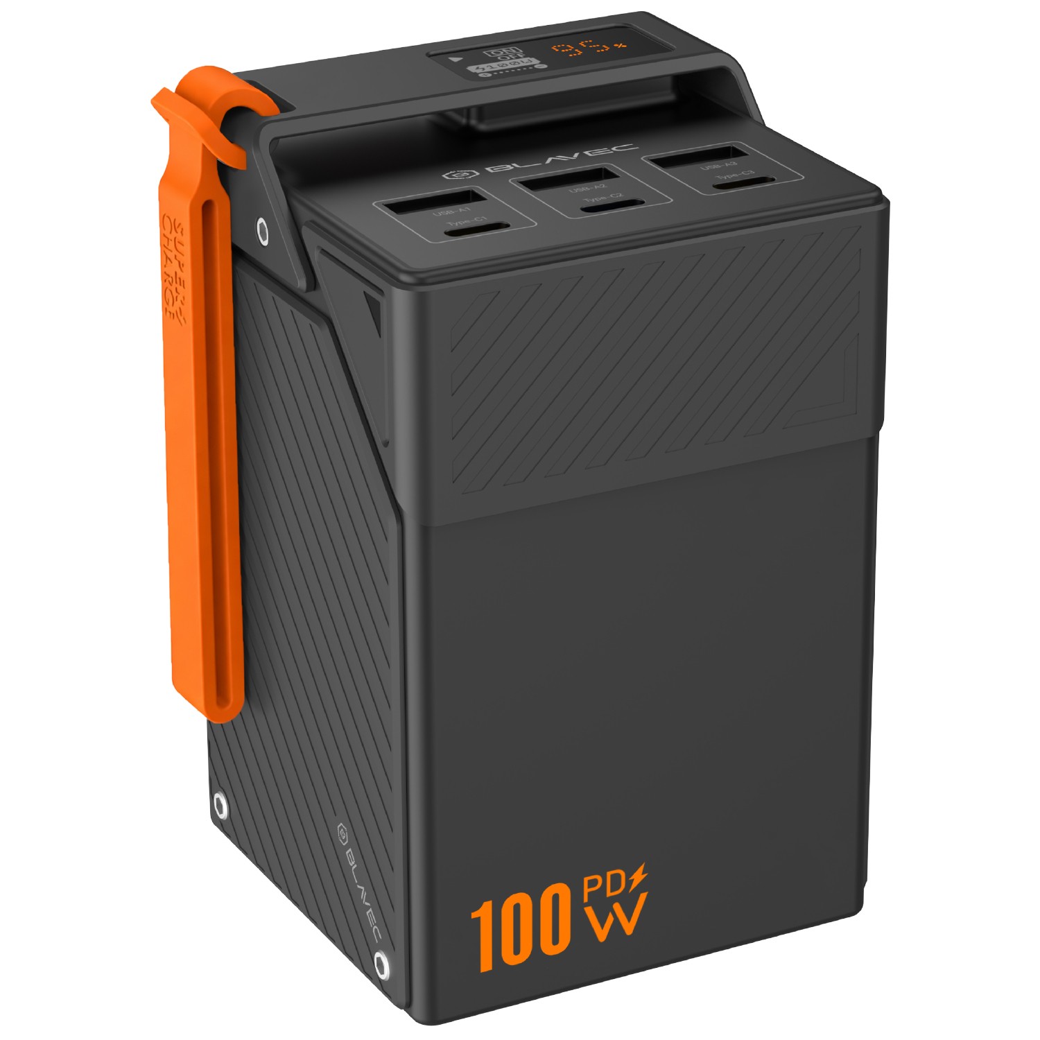 Power Bank Blavec 50000mAh 100W 3xUSB-C 3xUSB-A czarny myPhone Hammer 4 Plus / 2 Power Bank Blavec 50000mAh 100W 3xUSB-C 3xUSB-A czarny myPhone Hammer 4 Plus / 2